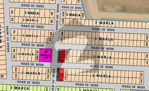 3 Marla plot for sale in Ahmad City Housing Society