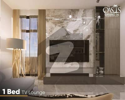 1 BEDROOM APARTMENT ON EASY INSTALLMENT PLAN FOR SALE IN SECTOR C BAHRIA TOWN LAHORE