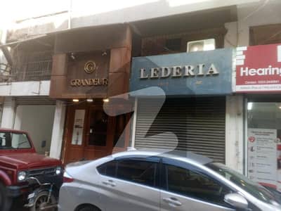 Shop with mezanine available on rent in zamzama comm lane 2