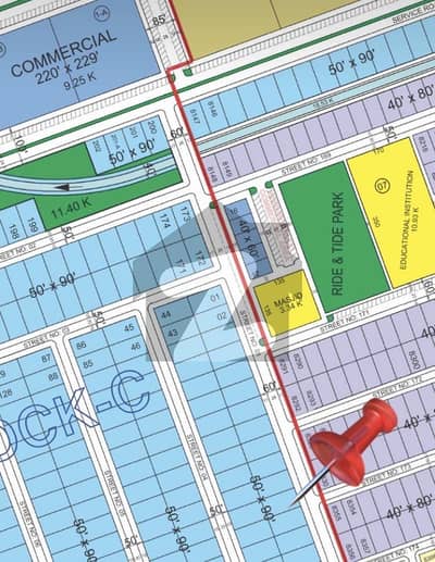C Block 1 Kanal Plot Available On 60 Ft Road