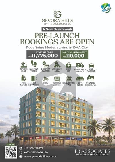 ڈی ایچ اے سٹی کراچی کراچی میں 2 کمروں کا 5 مرلہ فلیٹ 1.18 کروڑ میں برائے فروخت۔