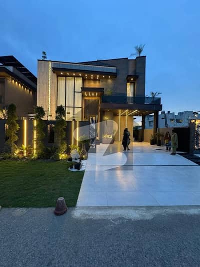 One Kanal Brand New luxury Ultra Modern design Fully Furnished House Available For Rent in DHA Phase 7 Hot location