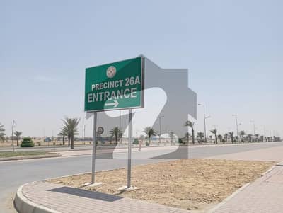 بحریہ ٹاؤن - پریسنٹ 26۔اے بحریہ ٹاؤن کراچی,کراچی میں 5 مرلہ رہائشی پلاٹ 17.0 لاکھ میں برائے فروخت۔