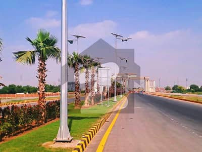 On 40ft Road, 5 Marla Plot In Block-CC, Direct Access to Mega Roads in LDA CITY Lahore.