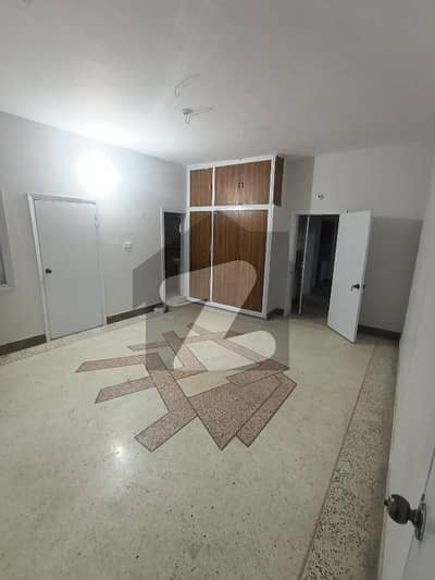 West-Open 1st Floor Portion For Rent Having 3 Terraces No Sweet Water Issue