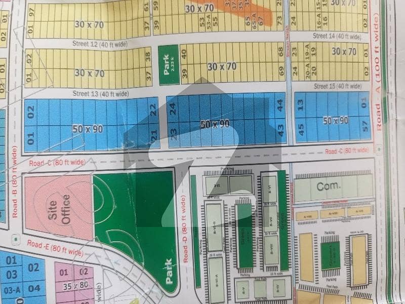 plot for sale 50x90 double road plot for sale 50x90 double road