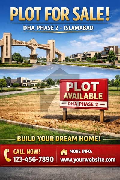 ڈی ایچ اے ڈیفینس فیز 2 ڈی ایچ اے ڈیفینس,اسلام آباد میں 1 کنال رہائشی پلاٹ 4.25 کروڑ میں برائے فروخت۔