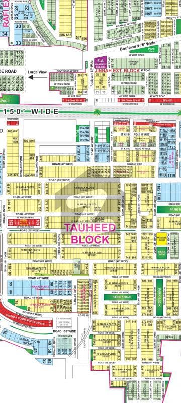 5 Marla Open Form Possession Plot Available For Sale in Tauheed Block ...