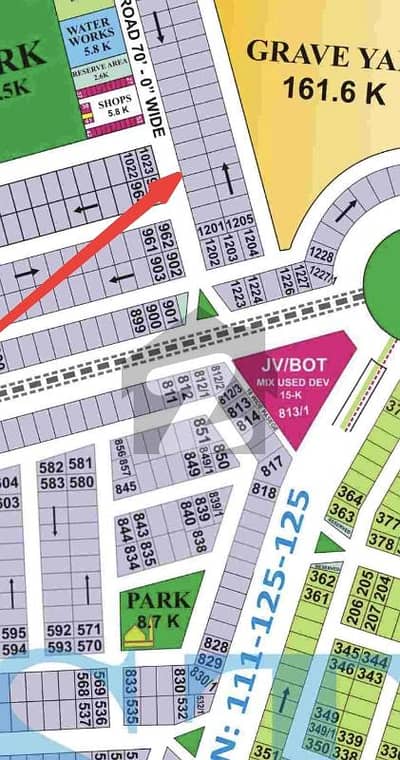 ڈی ایچ اے فیز 8 - بلاک وی فیز 8,ڈیفنس (ڈی ایچ اے),لاہور میں 1 کنال رہائشی پلاٹ 3.8 کروڑ میں برائے فروخت۔