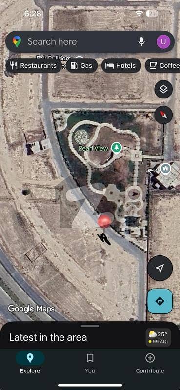 Title:  10 Marla Plot for Sale in Pearl Residencia Prime Location Facing Theme Park | 40 ft Road | Near M4 Motorway