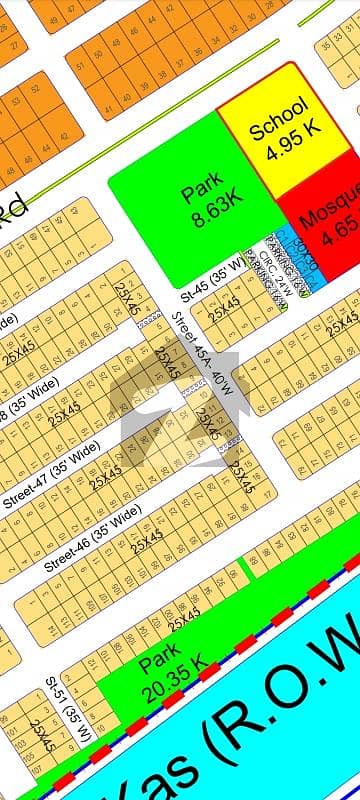 5 Marla Parkface plot for sale in Marghalla enclave DHA 1 Islamabad