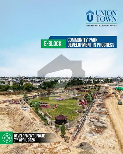 5 Marla Residential On Ground Plot Available On 2 Year Easy Installment Plan in Union Town Main Pine Avenue Road Lahore