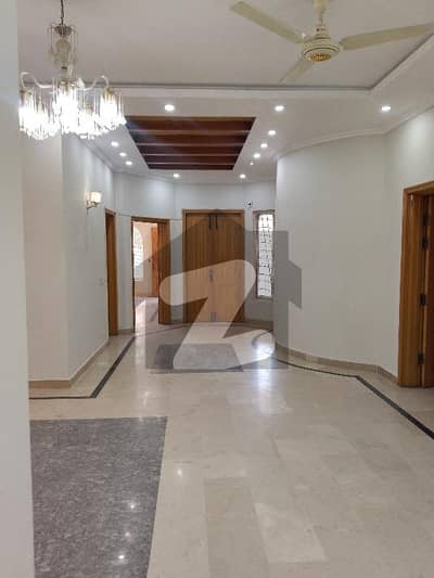 Beautiful Ground Portion For Rent 3 Bedroom With Attached Bathroom Drawing Dining TV Lounge Kitchen Servant Quarter