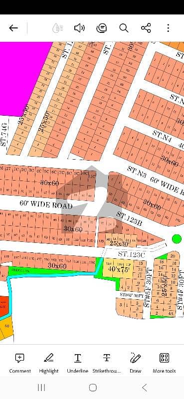 st 123b plot 74.60ft road cda clear