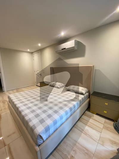 Gulberg Fully Furnished Ground Floor 1 Bedroom & D/D Kitchen Bath+ Car Parking