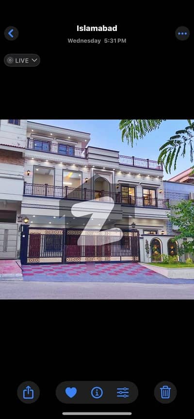 10 Marla Classical Design Brand New House For Sale In G-13 Islamabad