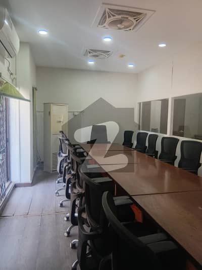 1.5 Kanal Double Storey Building Furnished Commercial 70ft Road Next To Main Road Ideal For Medical Centers Or Multinational Company