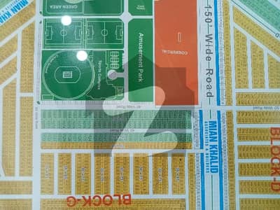 10 Marla Ideal location plot for sale in G block Central park Lahore