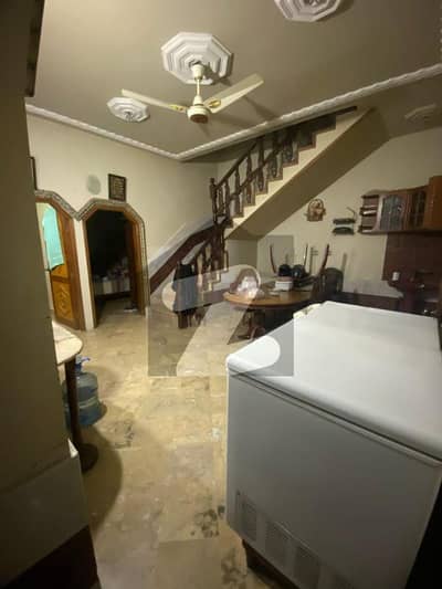 Double Story House For Sale In Saadabad Society Block 4 180 Sqyd Ground + First Floor 3 Bed DD Transfer