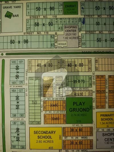 investor Price Plot Available For Sale in FGEHA Sector G-14/4, Islamabad.