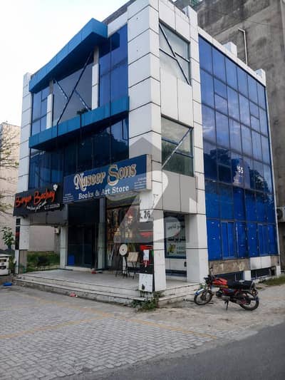 Corner 960 Sq Ft Commercial Building 3 Side Open For Sale In DHA Phase 8 Lahore.