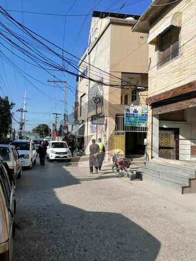 Commercial Shop With Basenent Available For Rent Peshawar Road