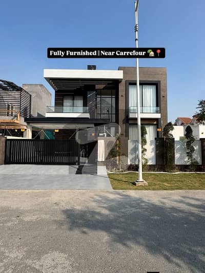 One Kanal Brand New Luxury Ultra-Modern Design Most Beautiful Fully Furnished Bungalow For Sale At Hot Location Of Dha Lahore Near To Park & Commercial Market