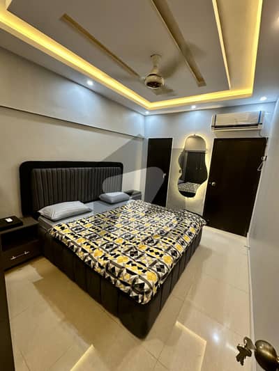 Fully Furnished 2 Bed DD Apartment For Sale 1st Floor Badar Commercial Dha Phase 5