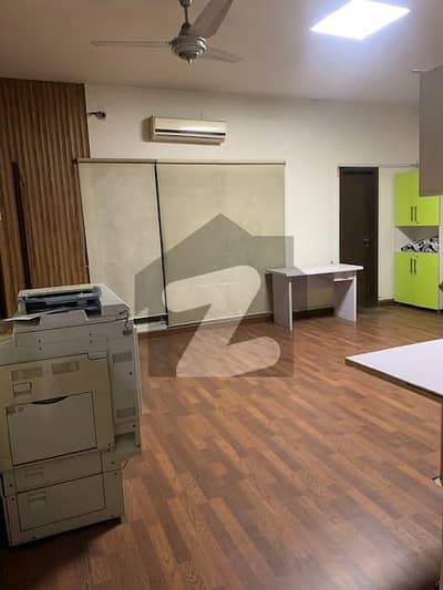 1 Kanal Ground Floor Furnished Office For Rent | Silence Office Area Available for Rent