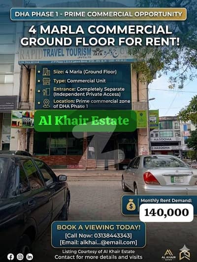 Ground Floor For Rent DHA Phase 1