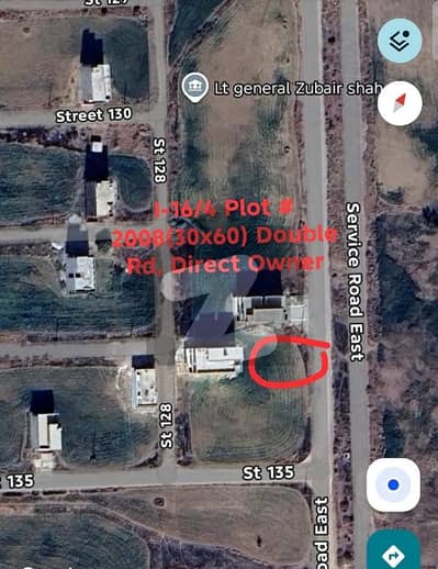 آئی ۔ 16/2 آئی ۔ 16,اسلام آباد میں 7 مرلہ رہائشی پلاٹ 1.35 کروڑ میں برائے فروخت۔