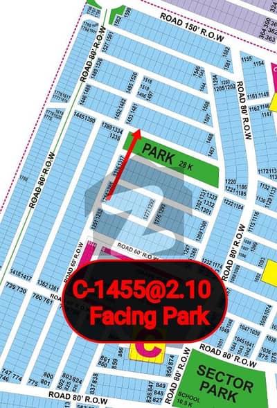 Facing Park Daimond Plot With Cheapest Price Golden Opportunity For Investor