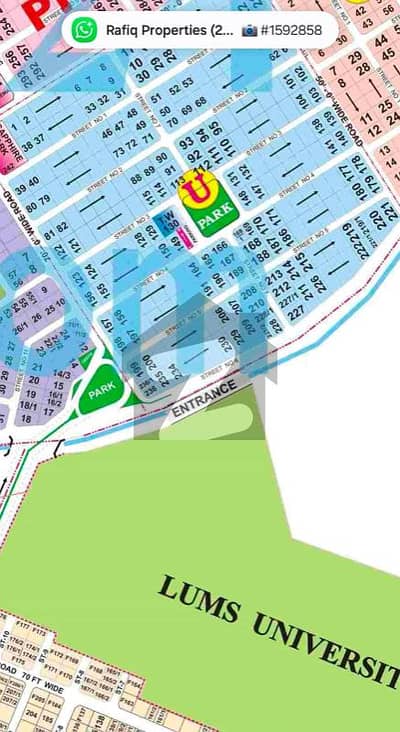 2 Kanal Corner Plot for Sale in Phase 2 Block U DHA Lahore