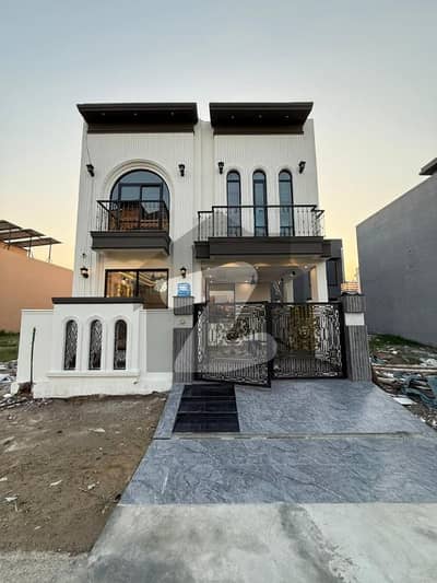 5 Marla Brand New Classical Design House For Sale In DHA Rahber Sector 2  Servant Room H Block