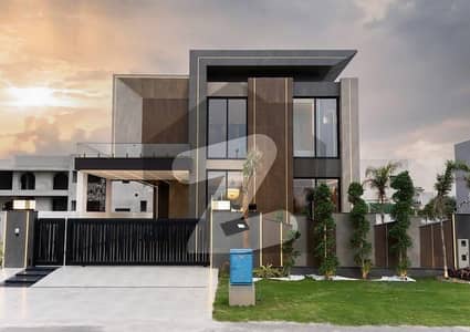 One kanal brand new luxury house located near park available for rent in dha phase 6 Lahore