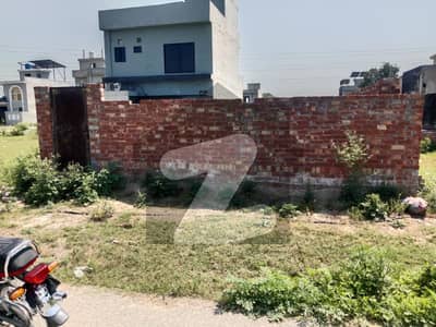 POSITION PLOT WITH BOUNDRY WALL FOR SALE /5 MARLA N BLOCK PLOT FOR SALE/ KHAYABAN E AMIN N BLOCK PLOT FOR SALE