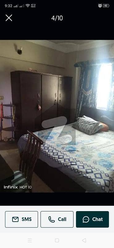 گلشنِ اقبال - بلاک 1 گلشنِ اقبال,گلشنِ اقبال ٹاؤن,کراچی میں 2 کمروں کا 3 مرلہ فلیٹ 75.0 لاکھ میں برائے فروخت۔