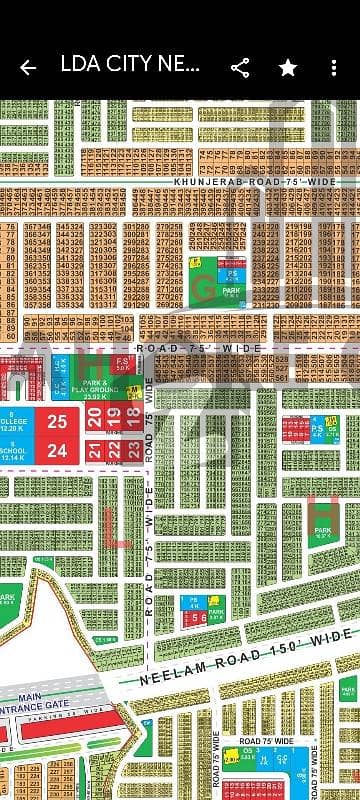 H Block 10 Marla plot On ground carpet, possession plot, Back of 150 feet Road,near 200 feet chanab Road,near Etihad town phase 3* prime location,