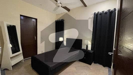 1 Bed Fully Furnished Upper In Dha Phase 6 Near Dolemen Mall Lahore Room For Rent