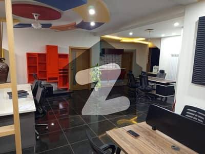 Large Hall 30*25 Sq. Ft And 25*20 Sq. Ft Total: 1250 Sq. Ft 2 Washroom Complete Office Setup With Classic Furnish Furniture Out Side 2 Canal ,Also Available For Foreigners
