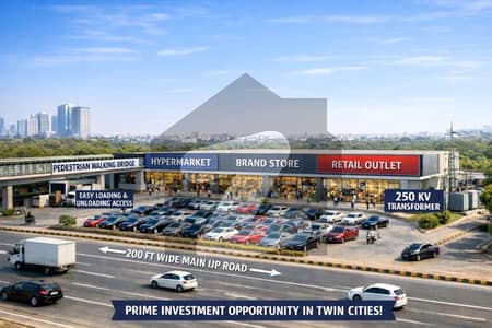 Prime location at Main IJP Road, Islamabad Ready-to-move commercial retail space Approx. 25,000 sq. ft. covered area Prime location at Main IJP Road, Islamabad Ready-to-move commercial retail space Approx. 25,000 sq. ft. covered area