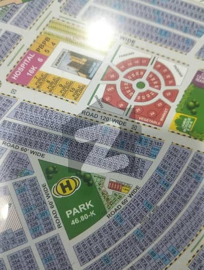 1 kanal ideal location plot for sale in lda evenue 1 block B near to park