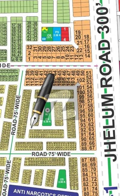 N Block 5 Marla Corner Plot for Sale Near Park Back to 300 fit road