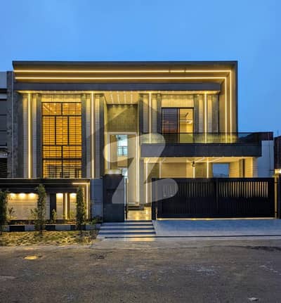1 Kanal Modern House With Double Height Lobby and drawing