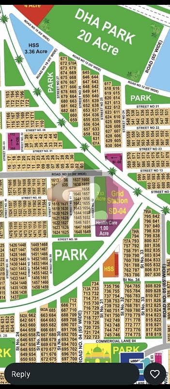 DHA Multan sector D 20 Marla residential plot near to pa rk, Masjid and commercial. Very close to 150 & 300 ft road.