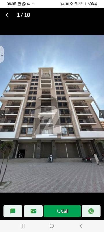 فلکناز ٹوئن ٹاور گلزارِ ہجری,سکیم 33,کراچی میں 2 مرلہ Studio دفتر 4.2 کروڑ میں برائے فروخت۔