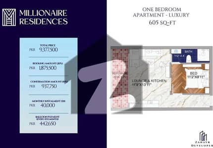 بحریہ ٹاؤن سیکٹر سی بحریہ ٹاؤن,لاہور میں 1 کمرے کا 3 مرلہ فلیٹ 90.75 لاکھ میں برائے فروخت۔