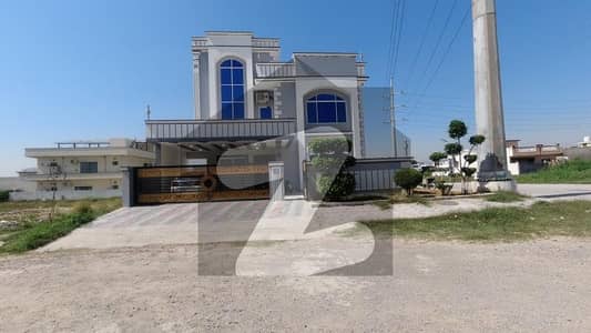 1 Kanal Brand New Corner Double Unit House Available. For Sale in Gulshan e Sehat E-18 Islamabad.