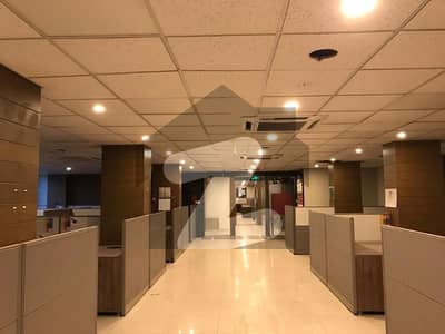 Fully Furnished Office Space available in blue area 6,000 Sqr ft