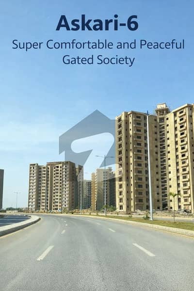 BRAND NEW NORTH WEST OPEN PARK FACING APARTMENT IN ASKARI-6